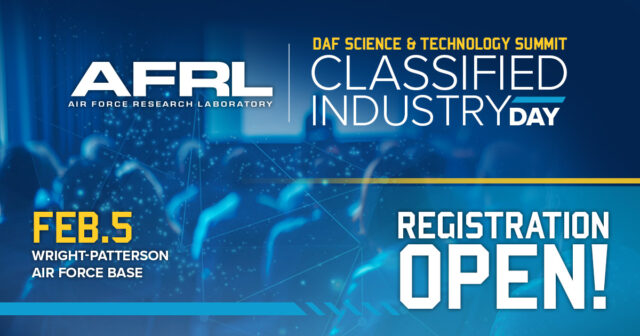 DAF S&T Summit – Classified Industry Day