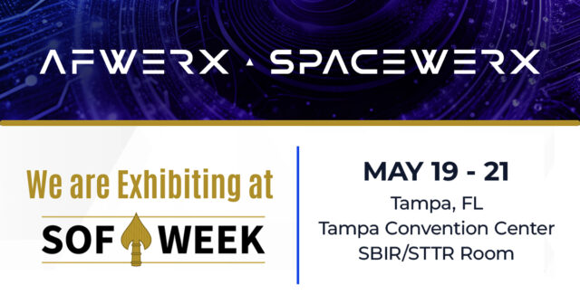 AFWERX & SpaceWERX at SOF Week 2026