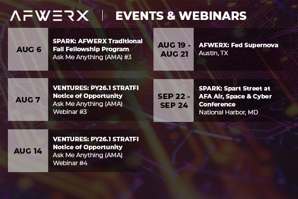 Opportunities to Connect Calendar