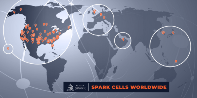 Spark Cell Map graphic